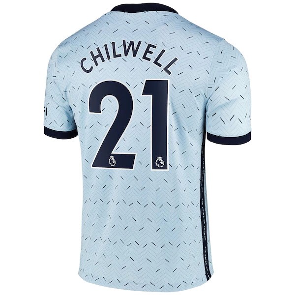 Maillot Football Chelsea NO.21 Chilwell Exterieur 2020-21 Bleu